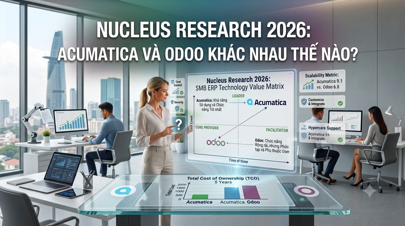 Nucleus Research 2026: Acumatica Và Odoo Khác Gì?